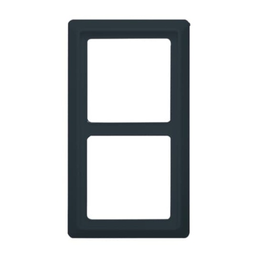 Cover frame 2-gang anthracite - Allwetter 44 IP 44