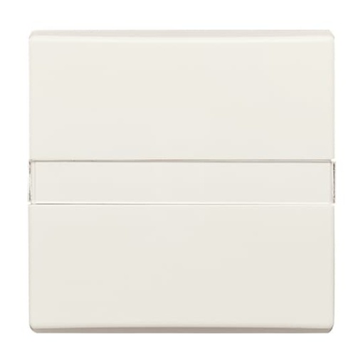 Rocker with labelling field for Switchpush button, Single rocker white - Allwetter 44 IP 44