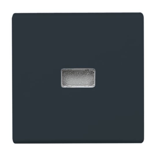 Rocker with red calotte with Red Calotte for Switchpush button, Single rocker anthracite - Allwetter 44 IP 44
