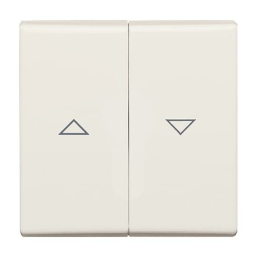 Rocker Symbol "arrows" for Venetian blind, Two-part rocker white - Allwetter 44 IP 44