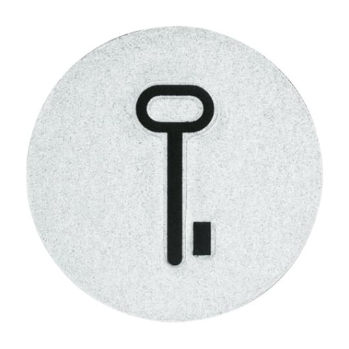 Braille Sticker with Symbol "key"