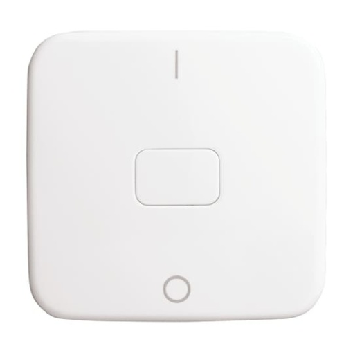 Rocker with legend Characters 0 and 1 with Neutral Calotte for Switchpush button, Single rocker alpine white - Reflex SI