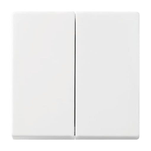 Rocker for Switchpush button, Two-part rocker alpine white - Busch-balance SI