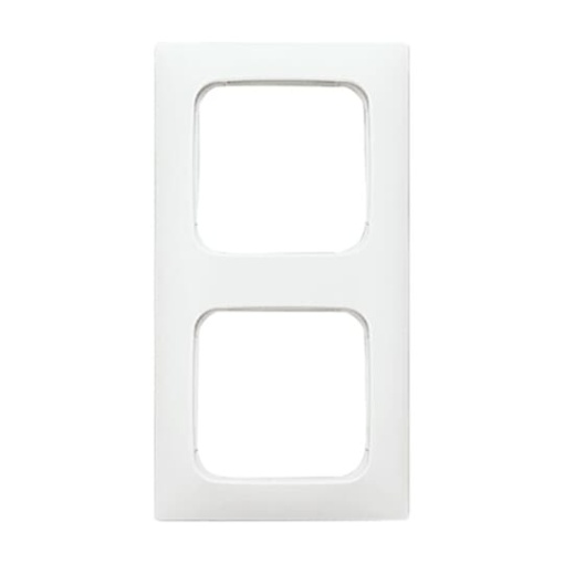 Cover frame 2-gang alpine white - Reflex SI Linear