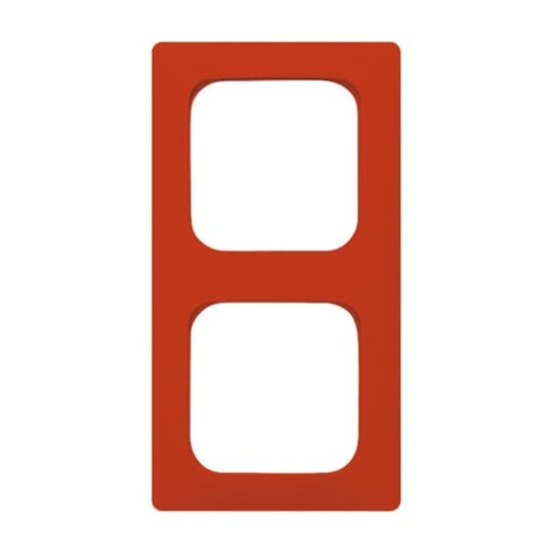 Cover frame 2-gang red - Reflex SI Linear