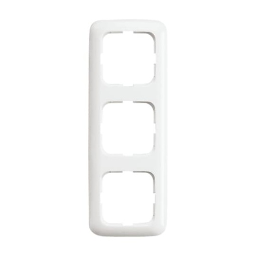 Cover frame 3-gang alpine white - Reflex SI