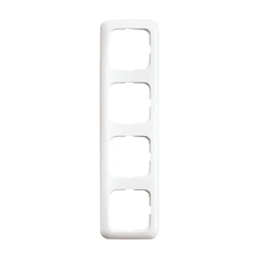 Cover frame 4-gang alpine white - Reflex SI