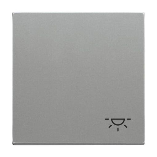 Rocker for Switchpush button, Single rocker grey metallic - Platform 63