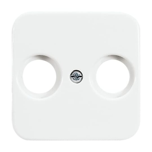 Cover plate SAT 2 gang alpine white - Reflex SI