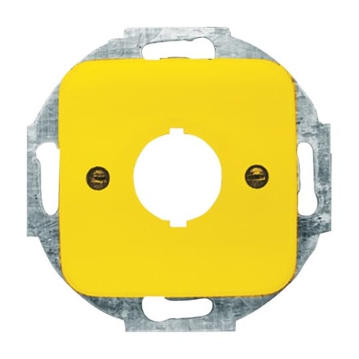 Cover plate Pilot devices Ø 22,5 mm 1 gang yellow - Reflex SI