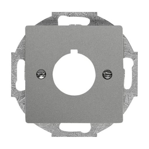 Cover plate Bore hole grey metallic - Platform 63