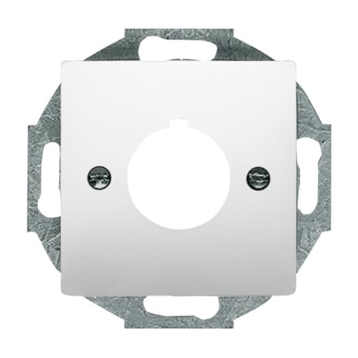 Cover plate Pilot devices Ø 22,5 mm 1 gang stainless steel - Pure Stainless Steel