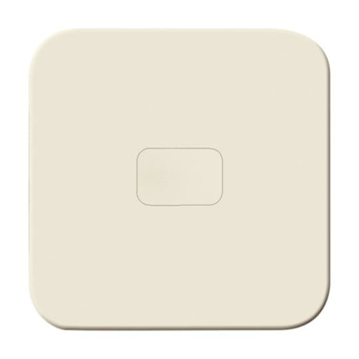 Rocker screwable with Neutral Calotte for Switchpush button, Single rocker white - Busch-Duro 2000 SI