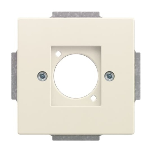 Cover plate XLR 1 gang ivory white - Platform 63
