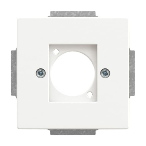 Cover plate XLR 1 gang studio white matt - Platform 63