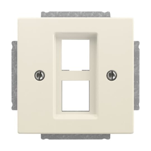 Cover plate Modular Jack ivory white - Platform 63