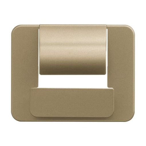 Cover plate PowerDock 1 gang bronze - alpha