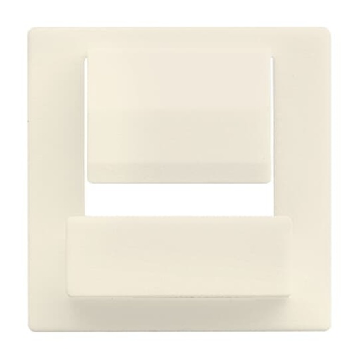 Cover plate PowerDock 1 gang ivory white - Platform 63