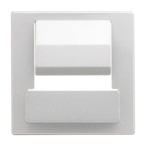 Cover plate PowerDock 1 gang stainless steel - Pure Stainless Steel