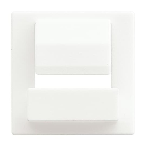 Cover plate PowerDock 1 gang studio white matt - Platform 63