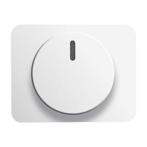 Cover plate for Dimmer Turn button studio white - alpha