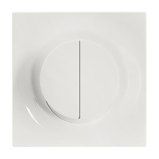 Control Element for Dimmer Two-part button alpine white - impuls