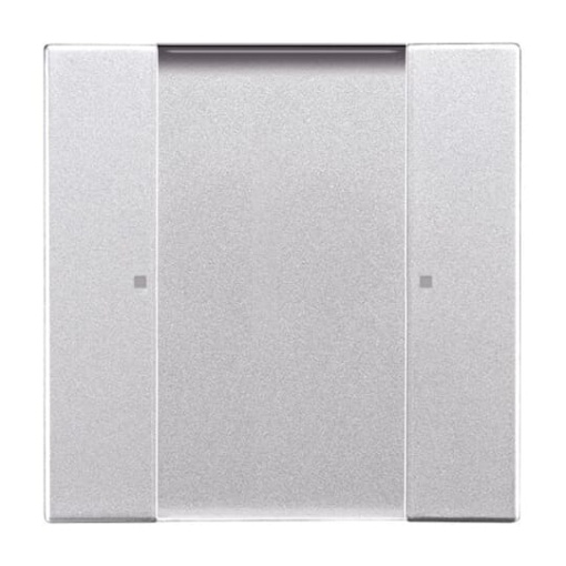 Control Element for Switchdimmer Zigbee 1gang Radio Control aluminium silver - 63x63