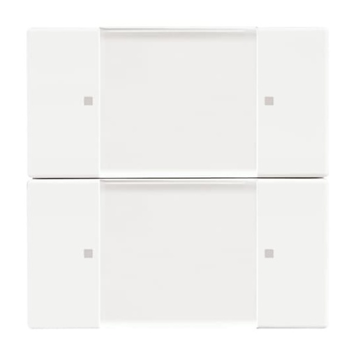 Control Element for Switchdimmer Zigbee 2gang Radio Control studio white - 63x63