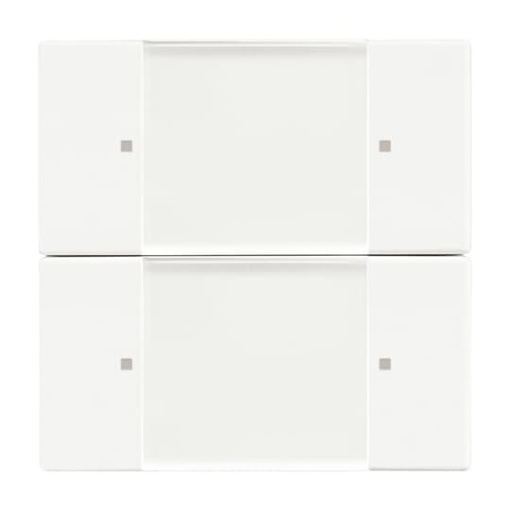 Control Element for Switchdimmer Zigbee 2gang Radio Control studio white matt - 63x63