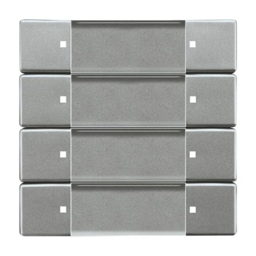 Control Element for Switchdimmer Zigbee 4gang Radio Control grey metallic - 63x63