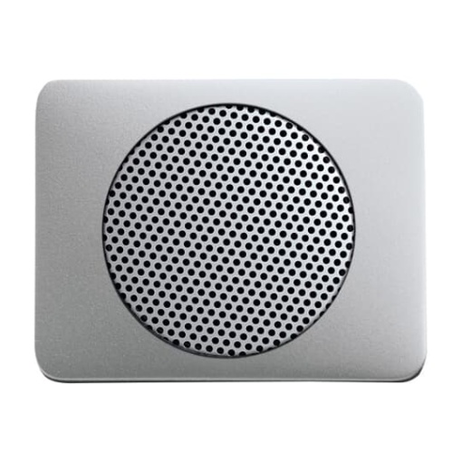 Cover plate Loudspeaker titanium - alpha