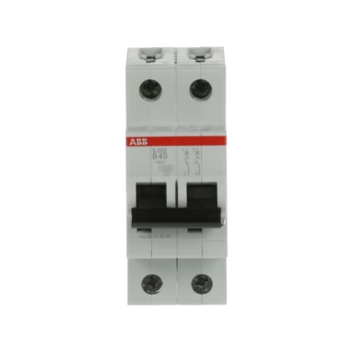 Miniature Circuit Breaker - S200 - 2P - 40 A - B - AC 6 kA