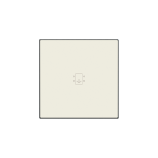 Rocker switch Symbol "keydoor" for Switchpush button Hotel card White - Sky Niessen