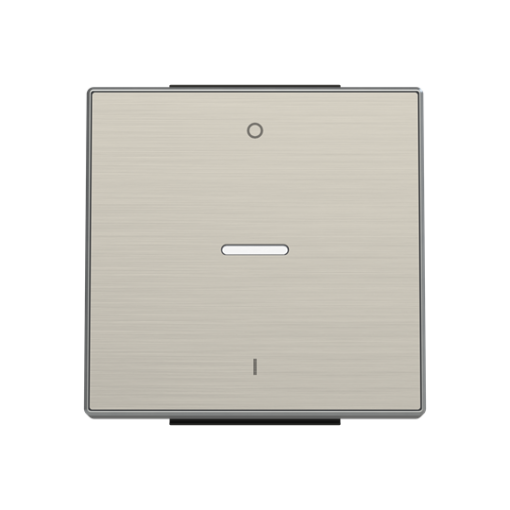 Rocker Characters 0 and 1 for Switchpush button, Single rocker Stainless steel - Sky Niessen