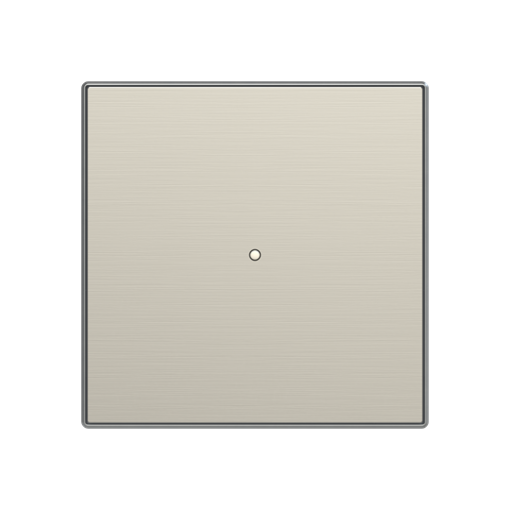 Cover plate Without imprint for Switchpush button Single push button Stainless steel - Sky Niessen