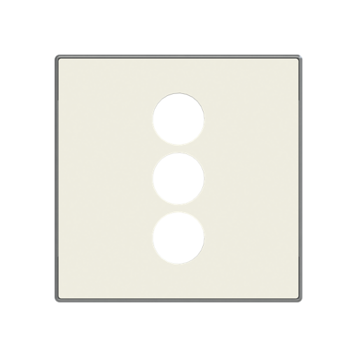 Cover plate CinchS-Video 1 gang White - Sky Niessen