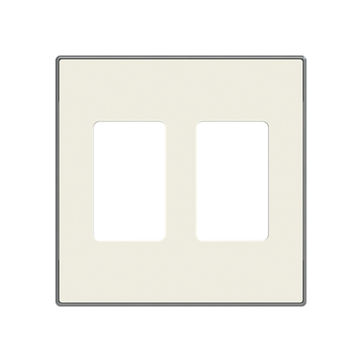Cover plate VDI 2 gang White - Sky Niessen