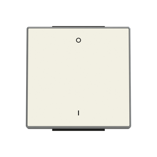 Rocker Characters 0 and 1 for Switchpush button, Single rocker White - Sky Niessen