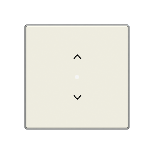 SRB-1-85BL - Cover plate - freehome  KNX 1-gang sensors - Blind - Soft White