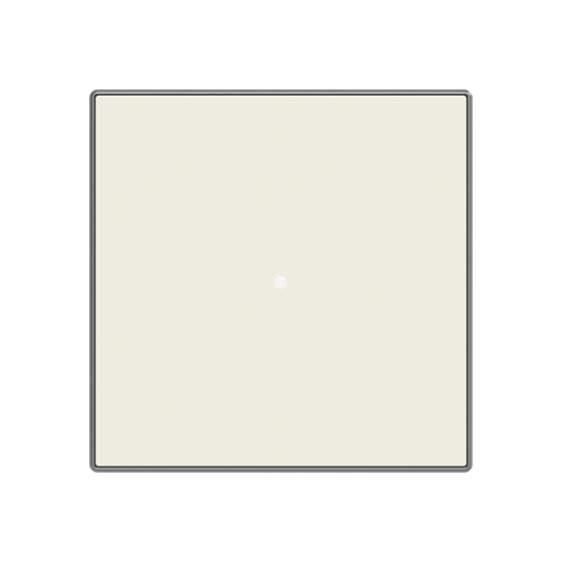 Cover plate Without imprint for Switchpush button Single push button White - Sky Niessen