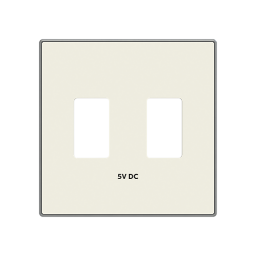 Cover USB charger USB 1 gangs White  - Sky Niessen