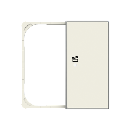 Cover plate Scene symbol for Switchpush button Single push button White - Sky Niessen