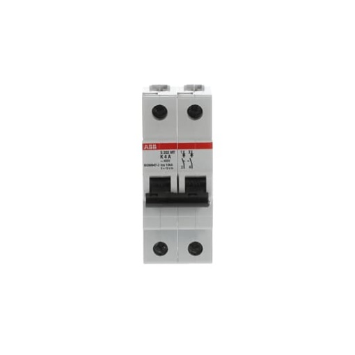 S202MT-K4 Miniature Circuit Breaker - 2P - K - 4 A