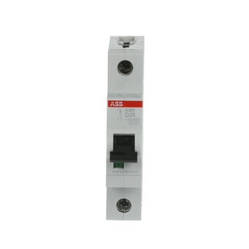 Miniature Circuit Breaker - S200 - 1P - 25 A - D - AC 6 kA