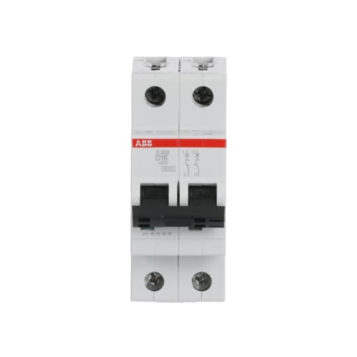 Miniature Circuit Breaker - S200 - 2P - 16 A - D - AC 6 kA