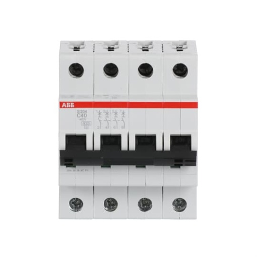 Miniature Circuit Breaker - S200 - 4P - 40 A - C - AC 6 kA