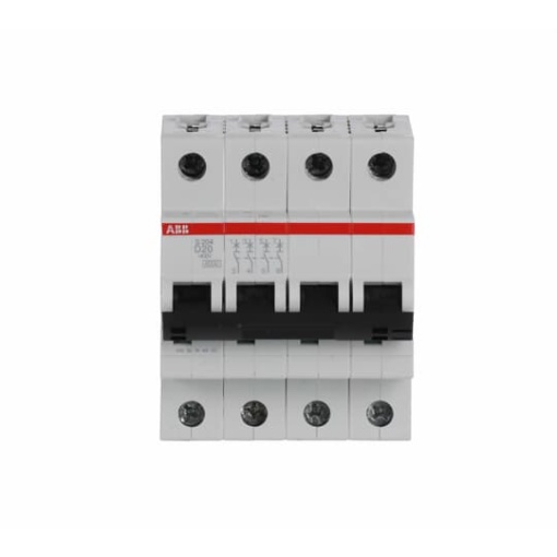 Miniature Circuit Breaker - S200 - 4P - 20 A - D - AC 6 kA