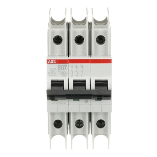 Miniature Circuit Breaker - SU200M - 3P - 63 A - Z - 400 V AC 11.2 kA
