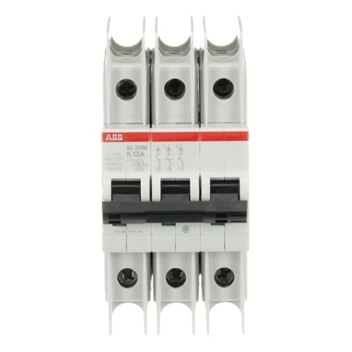 Miniature Circuit Breaker - SU200M - 3P - 13 A - K - 400 V AC 11.2 kA