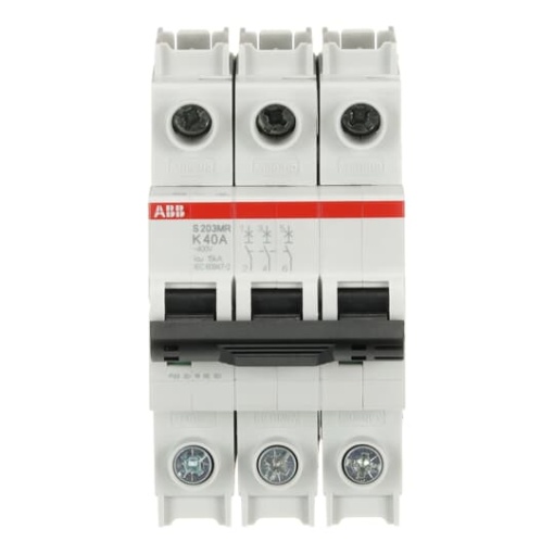 Miniature Circuit Breaker - S200MR - 3P - 40 A - K - 230 V AC 10 kA